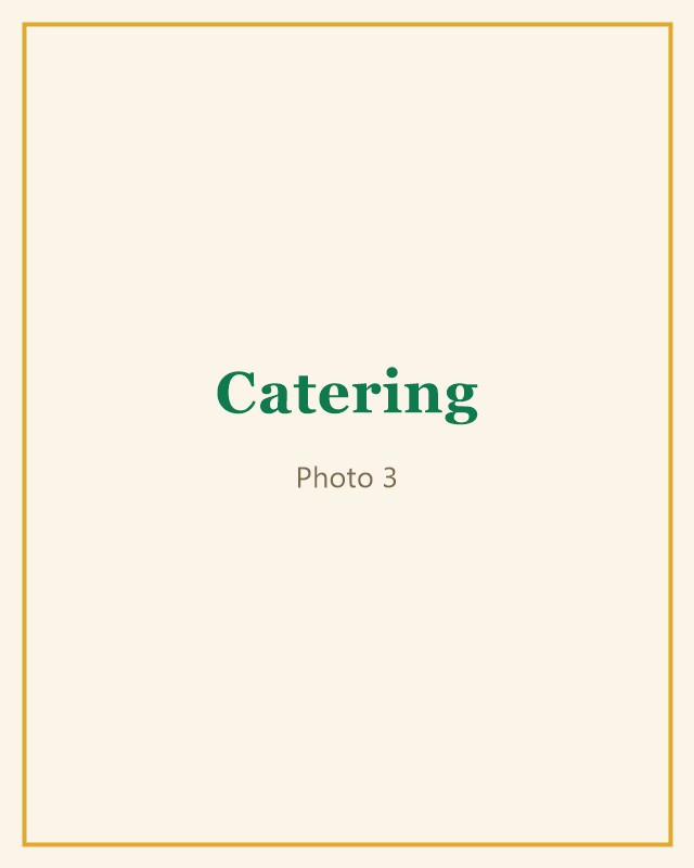 Catering setup